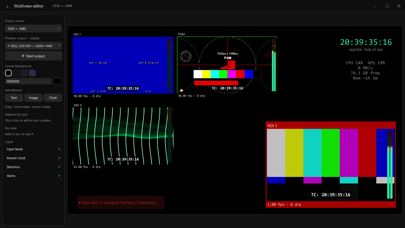Multiview editor